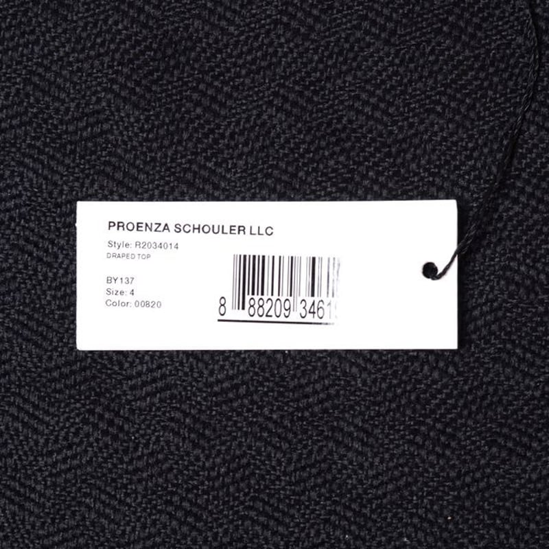 プロエンザスクーラー Proenza Schouler 丸襟8分袖ブラウス