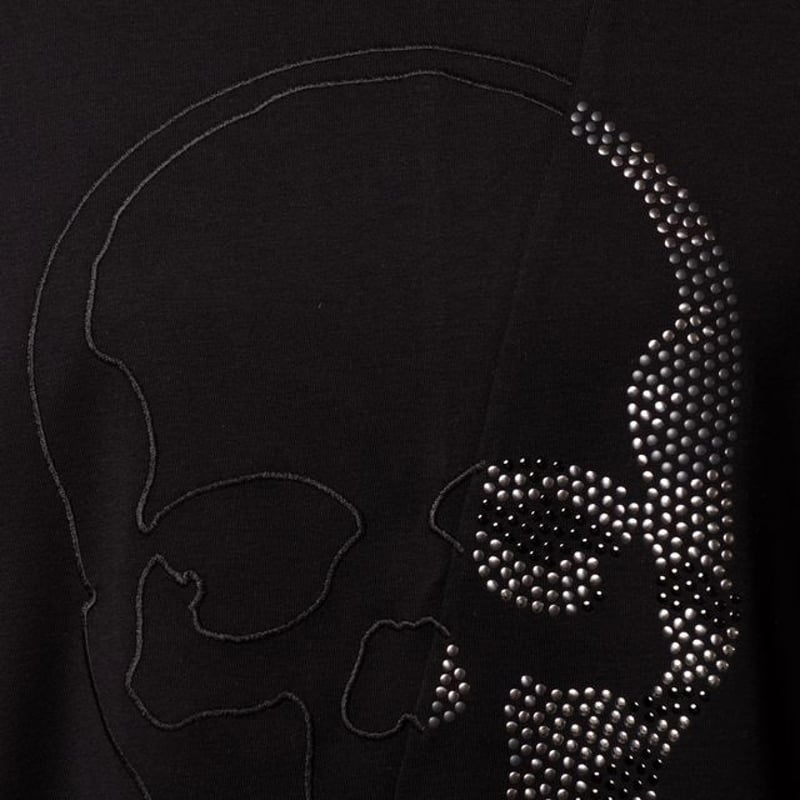 ルシアンペラフィネ Lucien Pellat Finet スカル半袖Tシャツ コットン