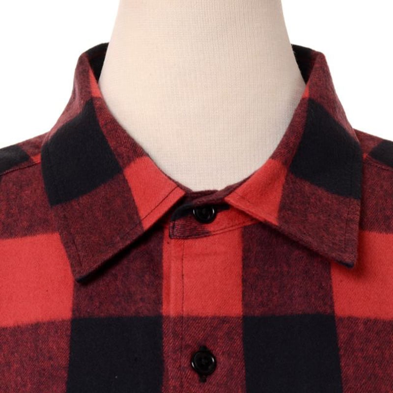 [ルシアンペラフィネ] スカルチェック ダウンジャケット S レッド 日本製 ルシアンペラフィネ] スカルチェック ダウンジャケット S レッド