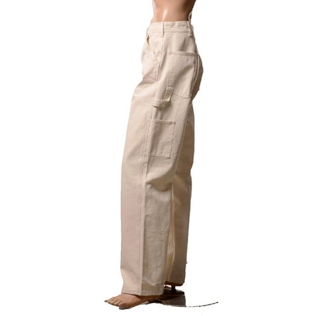 メゾン マルジェラ Maison Margiela ペインターパンツ コットン オフホワイト 正規取扱