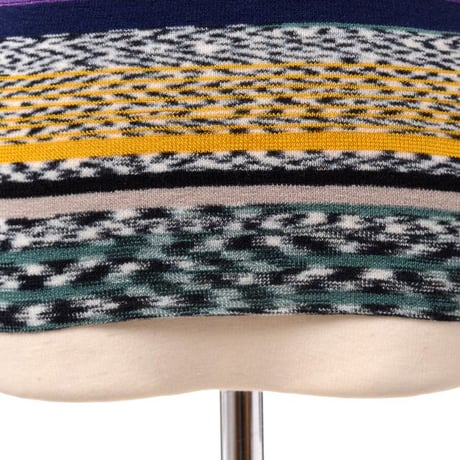ミッソーニ Missoni ハイネック長袖セーター 羊毛など ブラックミックス