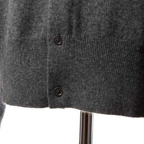 エクストリームカシミヤ extreme cashmere x n436 luca丸襟厚手カーディガン カシミアなど グレー