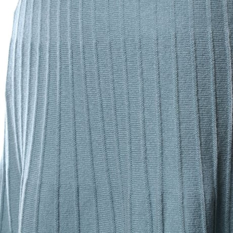 インポートブランド import brand HAWICO Scotland（ホイコ スコットランド）フレアースカート カシミア アイスブルー