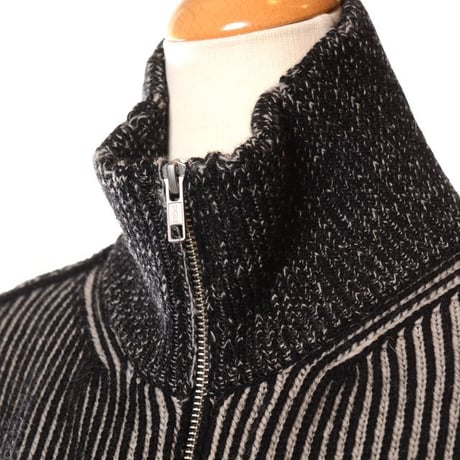 エムエムシックス メゾンマルジェラ MM6 MAISON MARGIELA リバーシブルジッパーブルゾン ウールなど ブラック