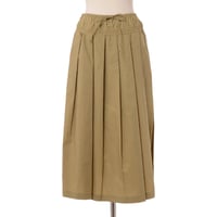 テラ TELA フレアータックスカート コットン カーキ