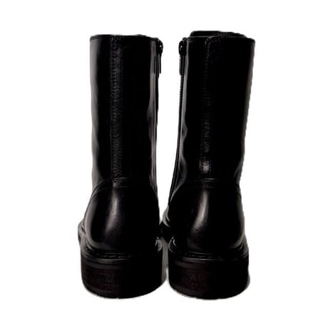 アンドゥムルメステール ann demeulemeester レースアップ編み上げブーツ レディース レザー ブラック 正規取扱