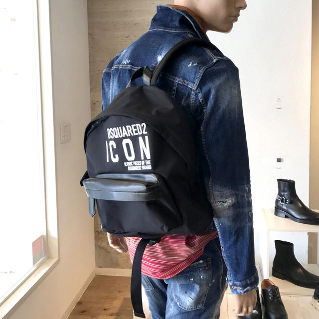 未使用 DSQUARED2　ディースクエアード　アイコン　ナイロン　リュック ディースクエアード(Dsquared) リュック・バックパック | 通販