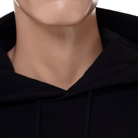 ラフシモンズ RAF SIMONS ティーンエイジ・ドリームスアンドテキストパッチ・オーバーサイズドパーカー コットン ブラック