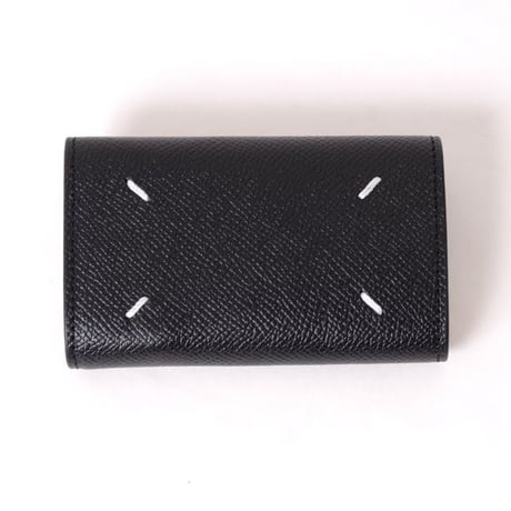 メゾン マルジェラ Maison Margiela 4ステッチ キーケース グレインカーフレザー ブラック