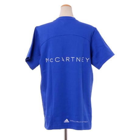 ステラマッカートニー stella mccartney ロゴTシャツ オーガニックコットンとリサイクル素材 ブルー