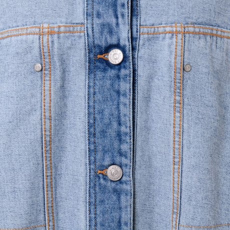 エムエムシックス メゾンマルジェラ MM6 MAISON MARGIELA インサイドアウトコート コットン デニム