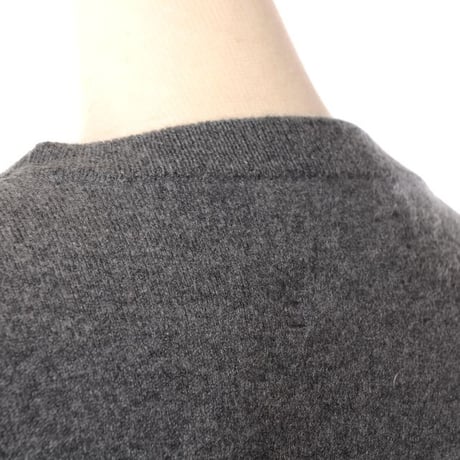 エクストリームカシミヤ extreme cashmere x 丸襟長袖セーター カシミア グレー