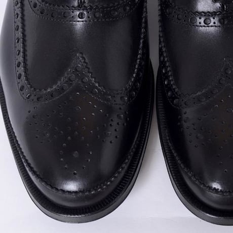 アレキサンダーマックイーン Alexander McQueen ウイングチップシューズ ブラック