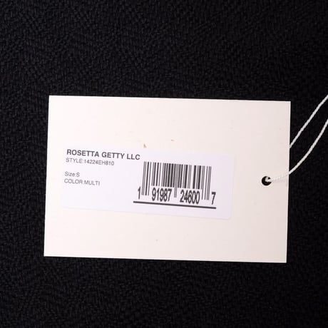 ロゼッタゲッティ ROSETTA GETTY ウエストゴムストレートパンツ ジャージー 杉綾ブラウン