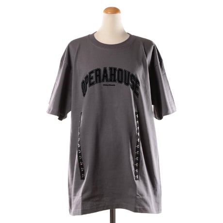 チカ キサダ chika kisada OPERAHOUSETシャツ コットン グレーブラック