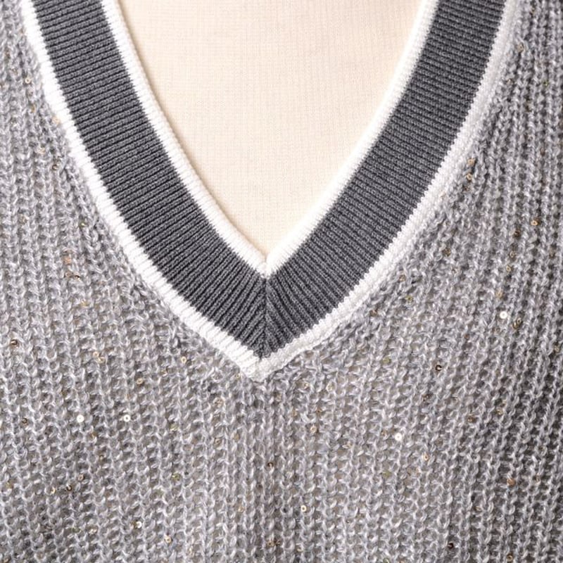 ブルネロクチネリ Brunello Cucinelli イングリッシュベスト リネン 