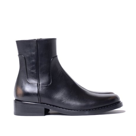 RAF SIMONS ラフシモンズ ロークラシックブーツ カーフスキン ブラック