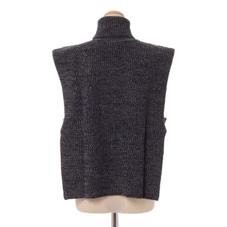 イザベルマラン ISABEL MARANT ハイネックニットベスト ウール グレーミックス