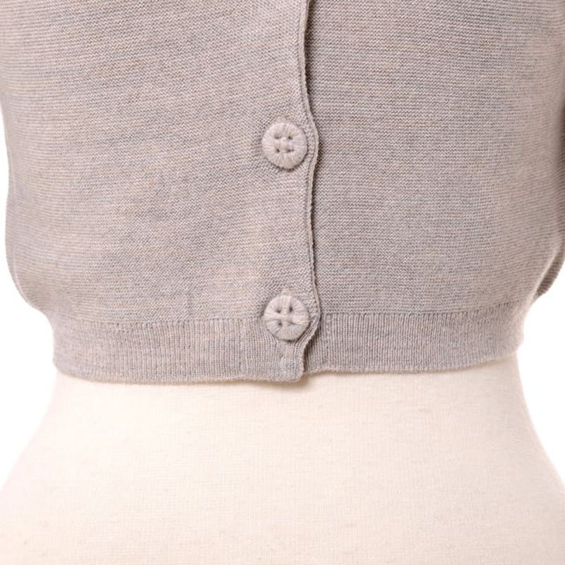 ルメール LEMAIRE ショート丈カーディガン ウールなど ライトストーン  