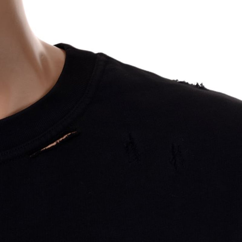 ラフシモンズ RAF SIMONS Destroyed crewneck sweater Gr ラフシモンズ RAF SIMONS Destroyed crewneck sweater Gr