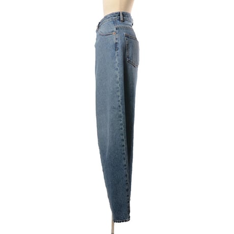 MM6 MAISON MARGIELA 再構築デニム ワイドジーンズ ブルー コットン レディースメンズ 正規取扱