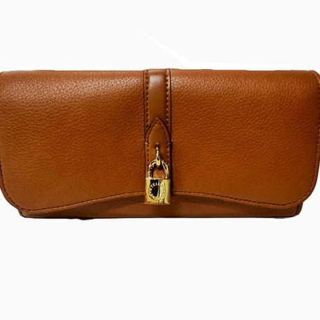 ステラマッカートニー stella mccartney ライダーボタン長財布 ヴィーガン素材 ブランデー 正規取扱