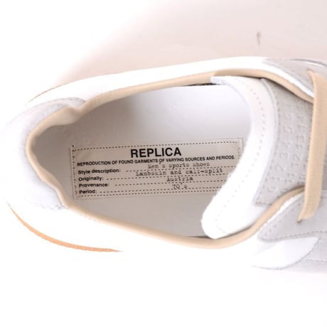 メゾン マルジェラ Maison Margiela レプリカスニーカー 牛革 ホワイト