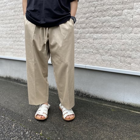 JAKE BELFORT RELAX FIT PANTS [BEIGE]