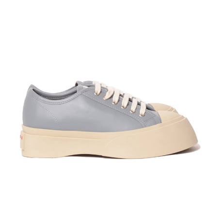 マルニ Marni PABLOレースアップスニーカー 牛革 グレー
