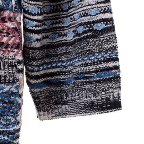 ミッソーニ Missoni ローブカーディガン ウールミックス ブラックベース