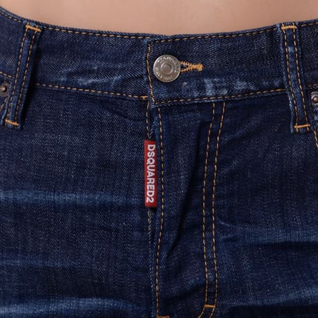ディースクエアード Dsquared2 スケータージーンズ コットン Blue Navy