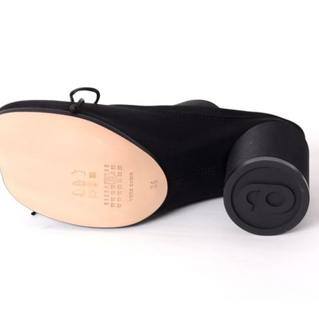 エムエムシックス メゾンマルジェラ MM6 MAISON MARGIELA バレエデコルテミュール ポリエステルなど ブラック