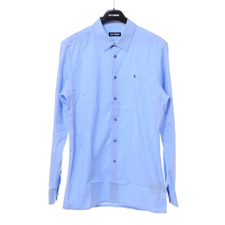 RAF SIMONS (ラフシモンズ) コットンシャツ ブルー