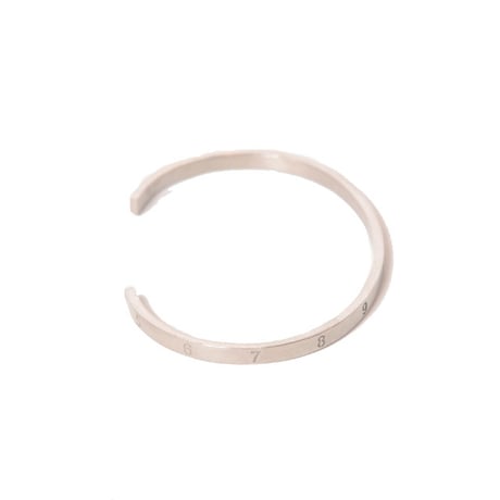 メゾン マルジェラ Maison Margiela ナンバリングカフブレスレット シルバー シルバー