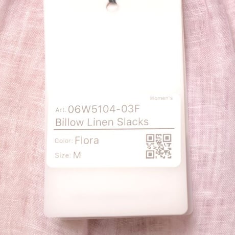 インポートブランド import brand プルマナック PLOUMANAC'H リラックスパンツ リネン ライトピンク