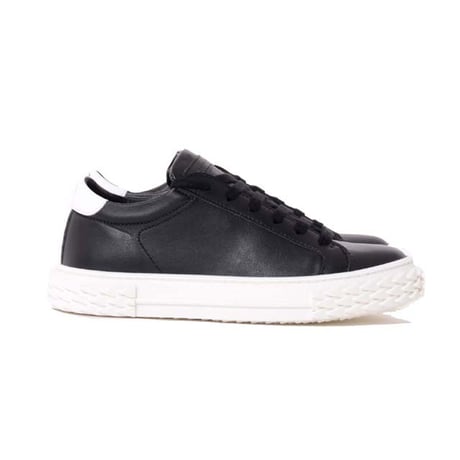ジュゼッペザノッティ GIUSEPPE ZANOTTI ローカットスニーカー エコファブリック ブラック