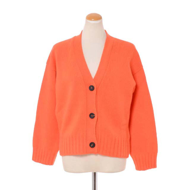 PRINGLE / カーディガン(薄手)/38/カシミア/RED プリングル PRINGLE OF SCOTLAND Vネックカーディガン カシミア