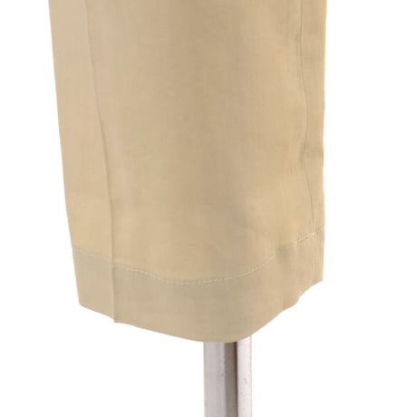 テラ TELA タック使いパンツ リネンストレッチ カーキ
