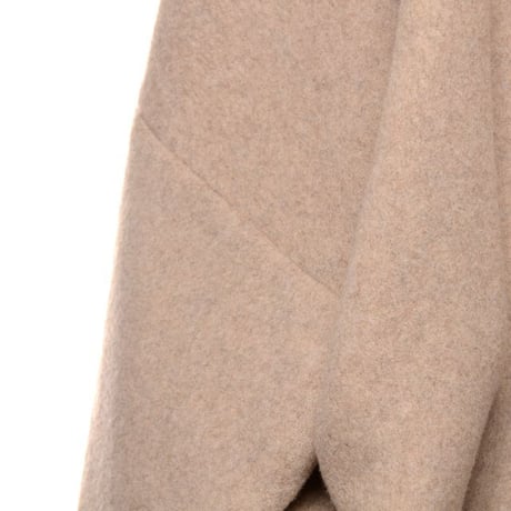 エムエムシックス メゾンマルジェラ MM6 MAISON MARGIELA シングルコート パイルウール ベージュ