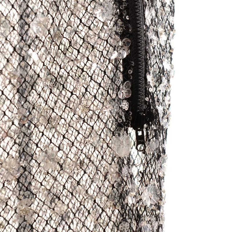 チカ キサダ chika kisada スパンコールスカート ポリエステル