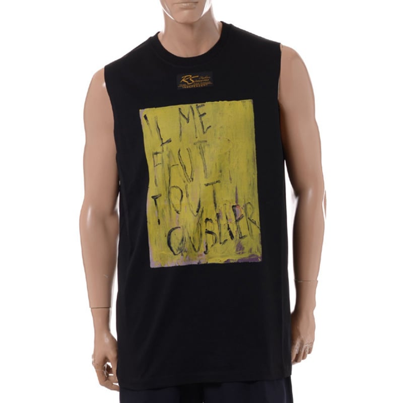 ラフシモンズ RAF SIMONS Sleeveless oversized T-shitrt ラフシモンズ RAF SIMONS Sleeveless oversized T-shitrt