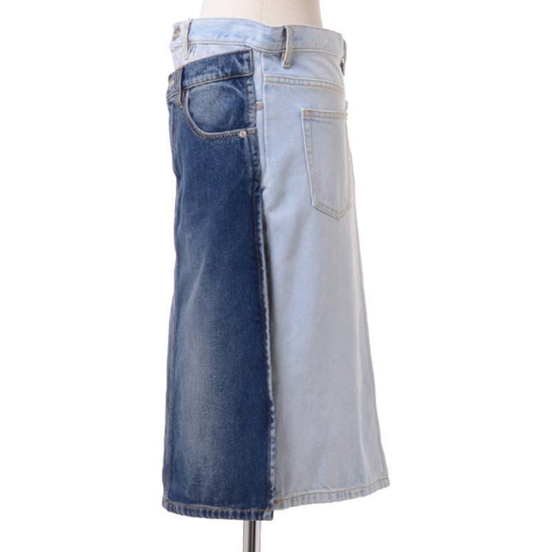 メゾン マルジェラ Maison Margiela スプライスドスカート デニム 
