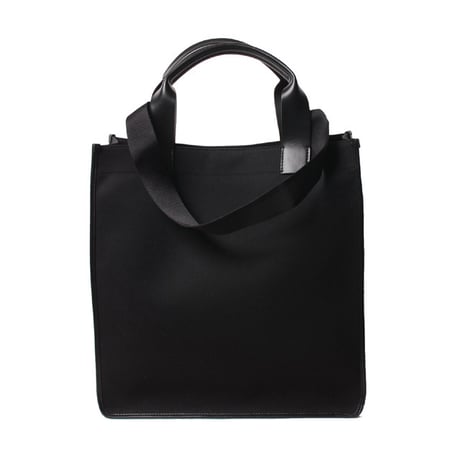 メゾン マルジェラ Maison Margiela Cabasショッピングバッグバーティカル コットンポリエステル ブラック 正規取扱