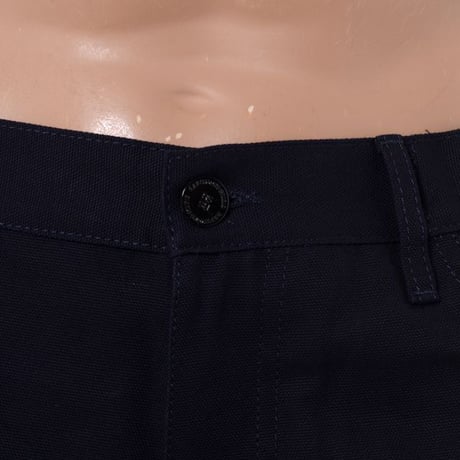 ラフシモンズ RAF SIMONS Skate trousers with elastic in waist ワイドパンツ コットン ダークネイビー