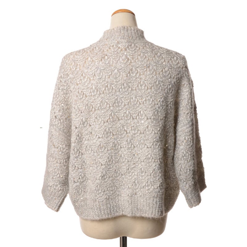 ペゼリコ PESERICO ループ編みショート丈セーター アルパカなど ライト  