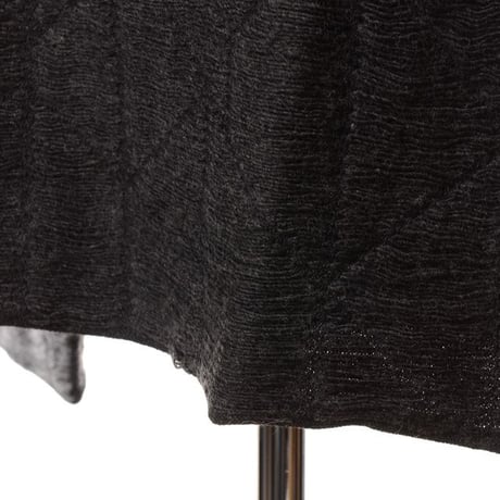 エムエムシックス メゾンマルジェラ MM6 MAISON MARGIELA ラウンドネック特殊編みセーター ウールアクリル グレー