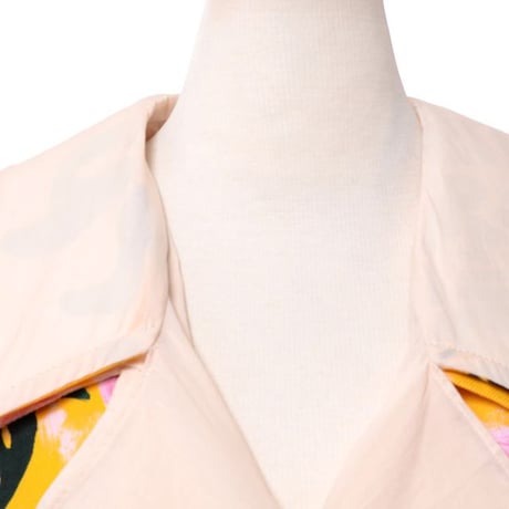 マルニ Marni オーバーフィットプリントジャケットコート コットン イエロー