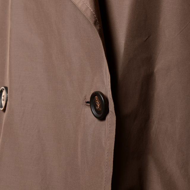 ブルネロクチネリ Brunello Cucinelli ロング丈トレンチコート シルク