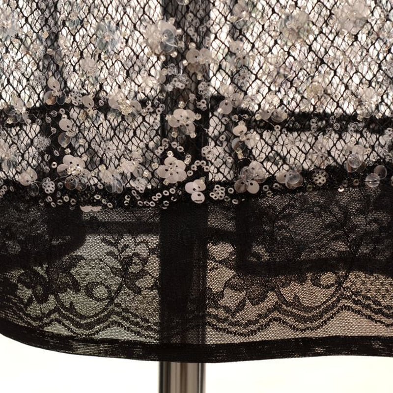 チカ キサダ chika kisada スパンコールスカート ポリエステル