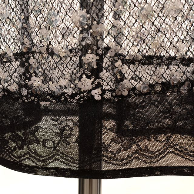 チカ キサダ chika kisada スパンコールスカート ポリエステル